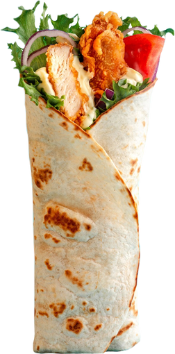 Chicken sandwich wrap